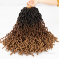 Bouclés Synthétique Ombre Ondulée Gypsy Locs Crochet Cheveux